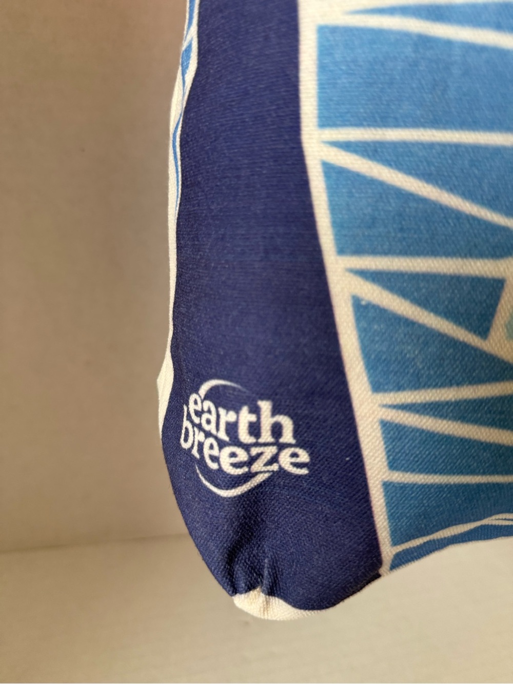 Canvas Beach Tote with Tropical Sunset Print Earth Breeze - Picture 3 of 4